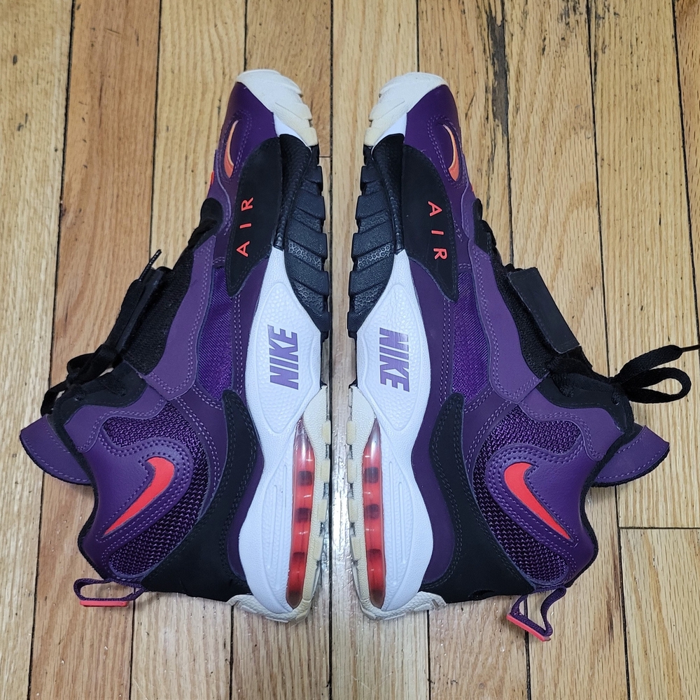 Nike Men’s Purple, Black & Orange Air Cushion Sneakers